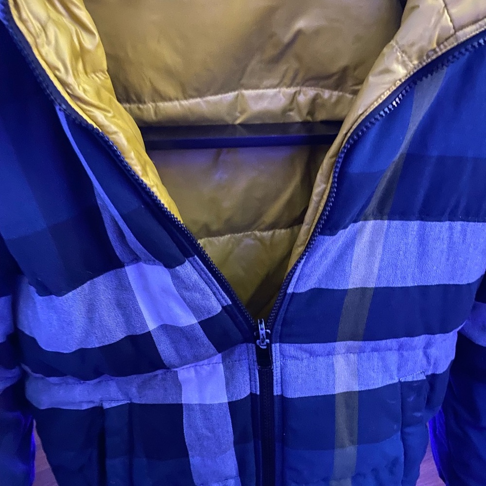 AUTHENTIC BURBERRY NAVY/GOLD REVERSIBLE BOMBER